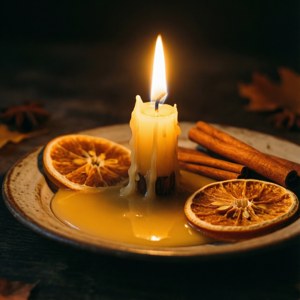 Warm Candle Autumn