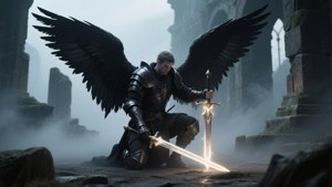 Warrior Angel With Sword