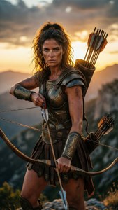 Warrior Archer Sunset