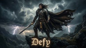 Warrior Defy Attitude