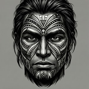 Warrior Face Paint