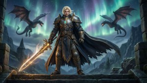 Warrior of Light at Ishgard