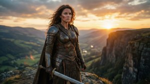 Warrior Princess Sunset