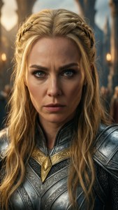 Warrior's Gaze Portrait