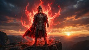 Warrior's Red Aura