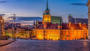 Warsaw Old Town Dusk