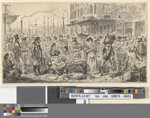 Wash proofs to accompany Westmacott's "The English Spy": A Frolic in High Life, or a Visit to Billingsgate