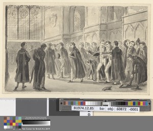 Wash proofs to accompany Westmacott's "The English Spy": Black Matins, or the Effect of Late Drinking upon Early Risers