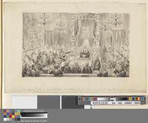 Wash proofs to accompany Westmacott's "The English Spy": [The House of Lords in High Debate. The Duke of York, making his speech upon the Catholic Question] pub. as The House of Lords