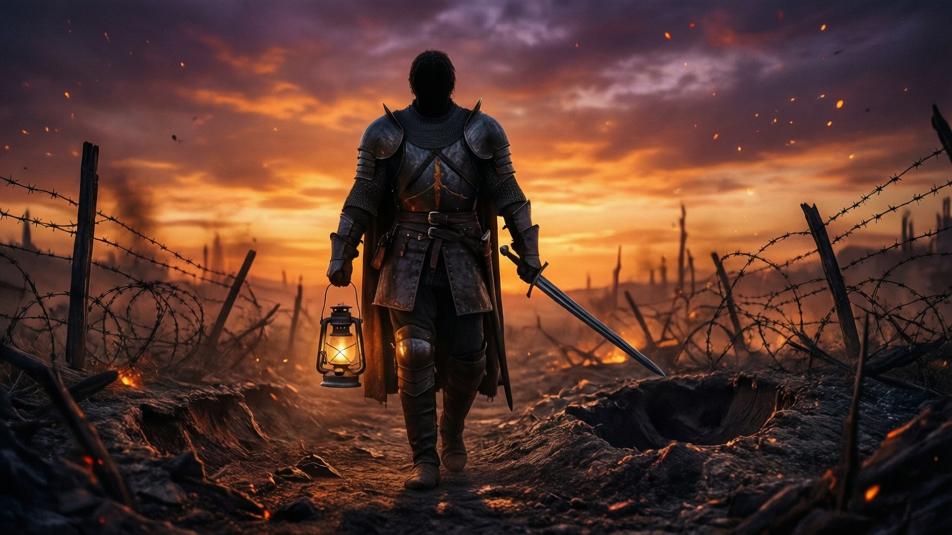 Wasteland Pilgrim by Wallpapers.art Studio