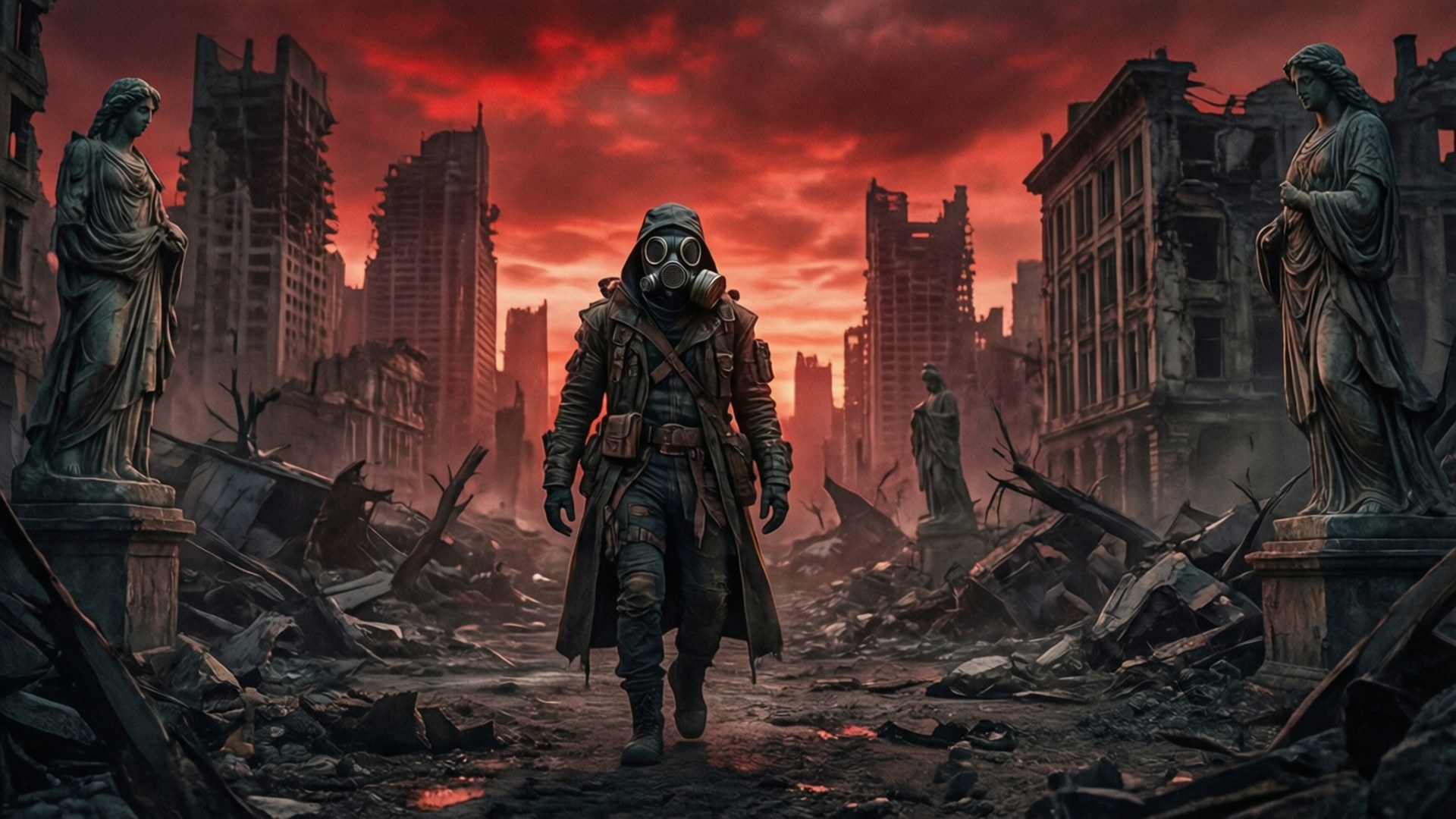 Wasteland Wanderer by Wallpapers.art Studio