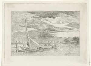 Water bij maneschijn