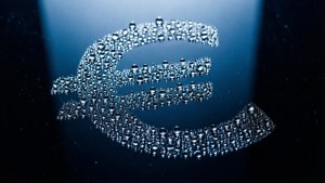 Water Droplet Euro Symbol
