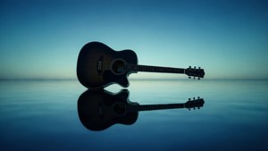 Water Reflection Guitar