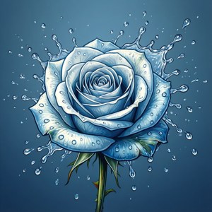 Water Splash Rose Fresh