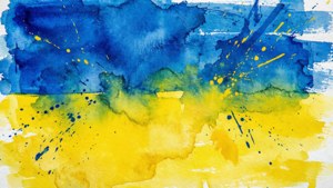 Watercolor Art Flag