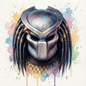 Watercolor Badge