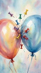 Watercolor Balloon Bonk