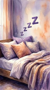 Watercolor Bed