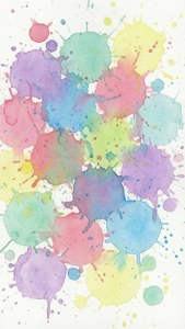 Watercolor Bleed Dots
