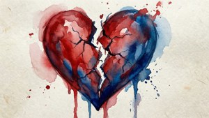 Watercolor Bleeding Heart