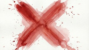 Watercolor Blood X