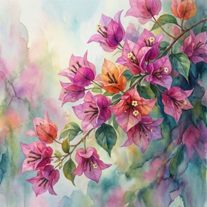 Watercolor Blooms