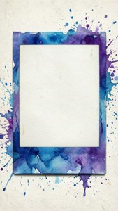 Watercolor Border Frame