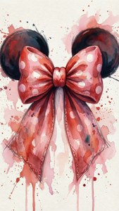 Watercolor Bow Dream