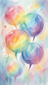 Watercolor Bubbles