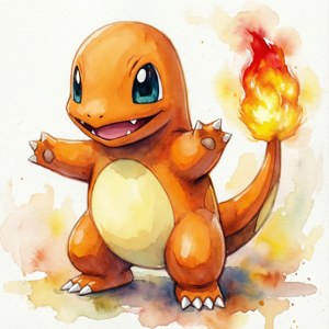 Watercolor Charmander