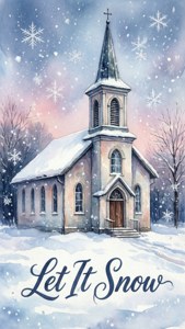 Watercolor Church