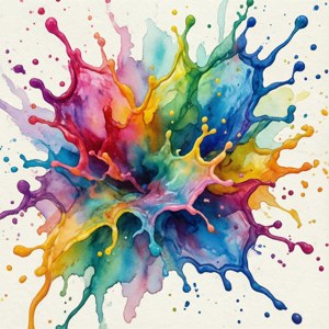 Watercolor Color Splash