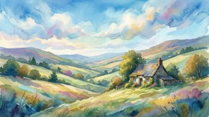 Watercolor Countryside