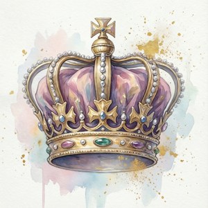 Watercolor Crown