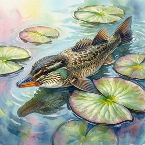 Watercolor Darter