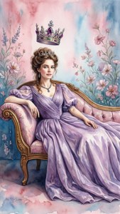Watercolor Dream Birthday Queen