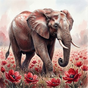 Watercolor Elephant