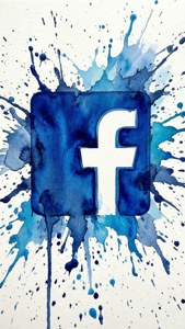 Watercolor Facebook
