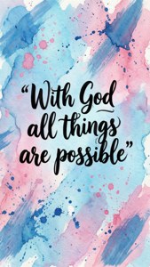 Watercolor Faith