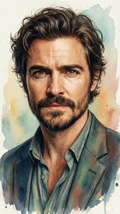 Watercolor Fan Art
