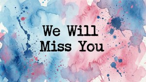 Watercolor Farewell