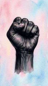 Watercolor Fist