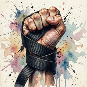 Watercolor Fist