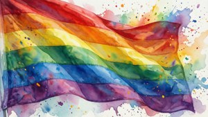 Watercolor Flag