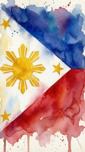 Watercolor Flag