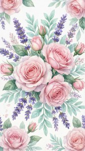 Watercolor Floral Pastel