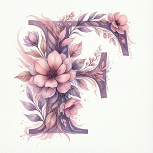 Watercolor Floral Split F