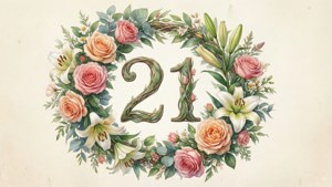 Watercolor Floral Wreath