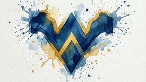 Watercolor Flying WV